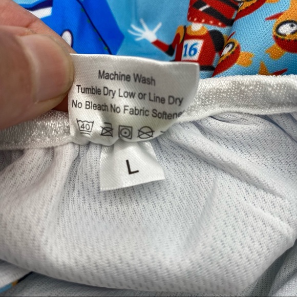 Wegreeco Set of Three Adjustable Snap Diaper Covers Swim Size Large - Picture 8 of 8